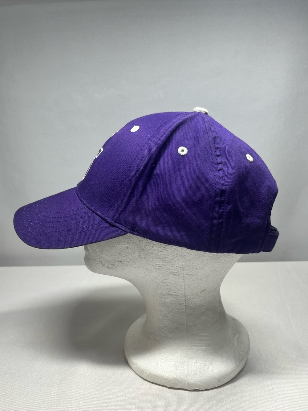 Captivating Headwear Kansas State Wildcats Purple Cap Hat w/Adjustable Strap - Picture 6 of 9